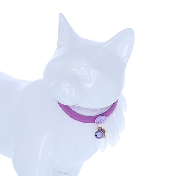 ANNA SUI 猫用バラ付チュールシュシュ首輪 - 6